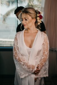 Bride ready with amazing hair style. Bridal Hair | Perth Mobile Wedding Hairstylist Top 10 Wedding Hair Artists in Perth Best Wedding Hair & Makeup Artists in Perth
